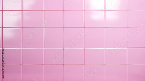 pink checkered bathroom tile wall background © Cash Cow Concepts