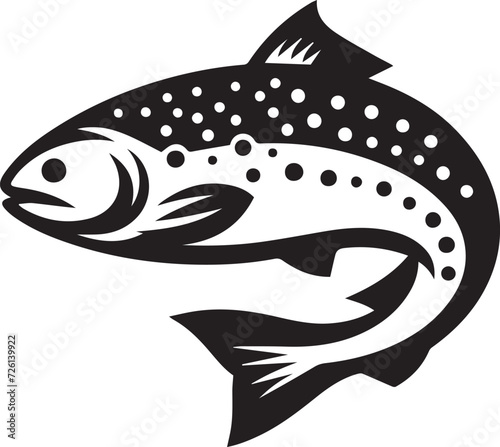 Fish Full Body Vector Silhouette