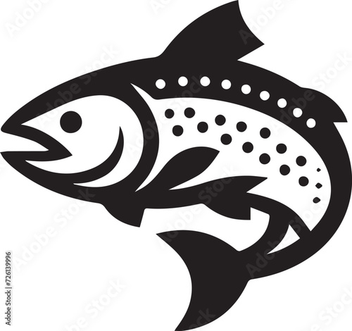 Fish Full Body Vector Silhouette