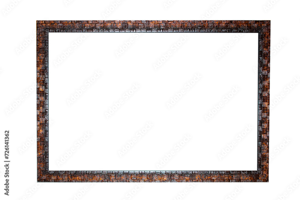 Wood frame or photo frame isolated on the white background. Wood frame or photo frame isolated on the white background.