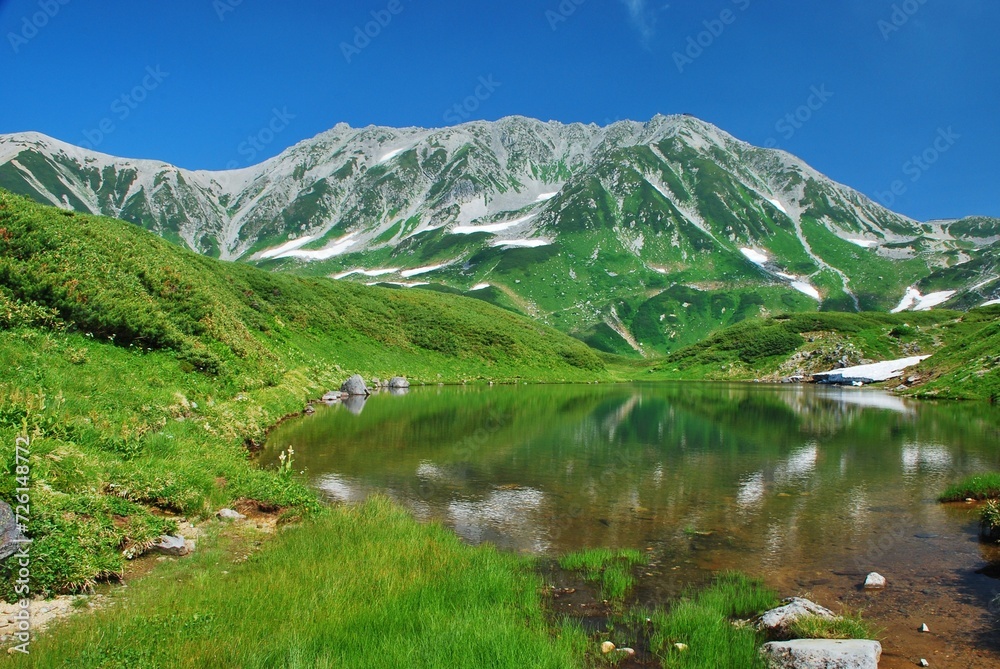 絶景の立山 みどりが池　夏景色