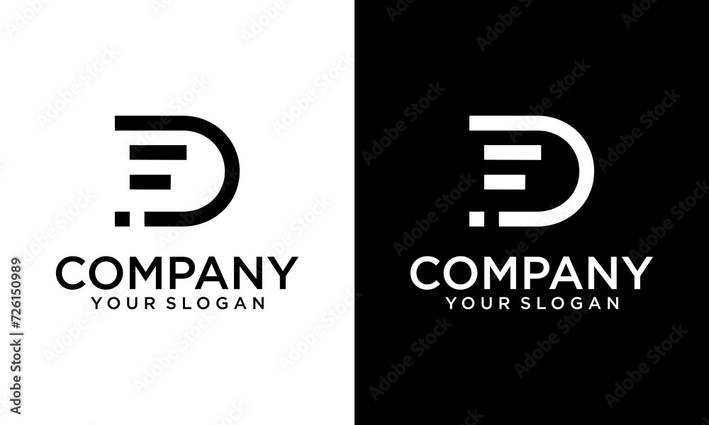 Creative FD F D Letter Logo Design in Black Colors. Creative Modern Letters Vector Icon Logo Illustration. Creative FD F D Letter Logo Design in Black Colors. Creative Modern Letters Vector Icon Logo Illustration.
