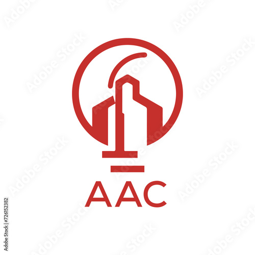 AAC Letter logo design template vector. AAC Business abstract connection vector logo. AAC icon circle logotype. 