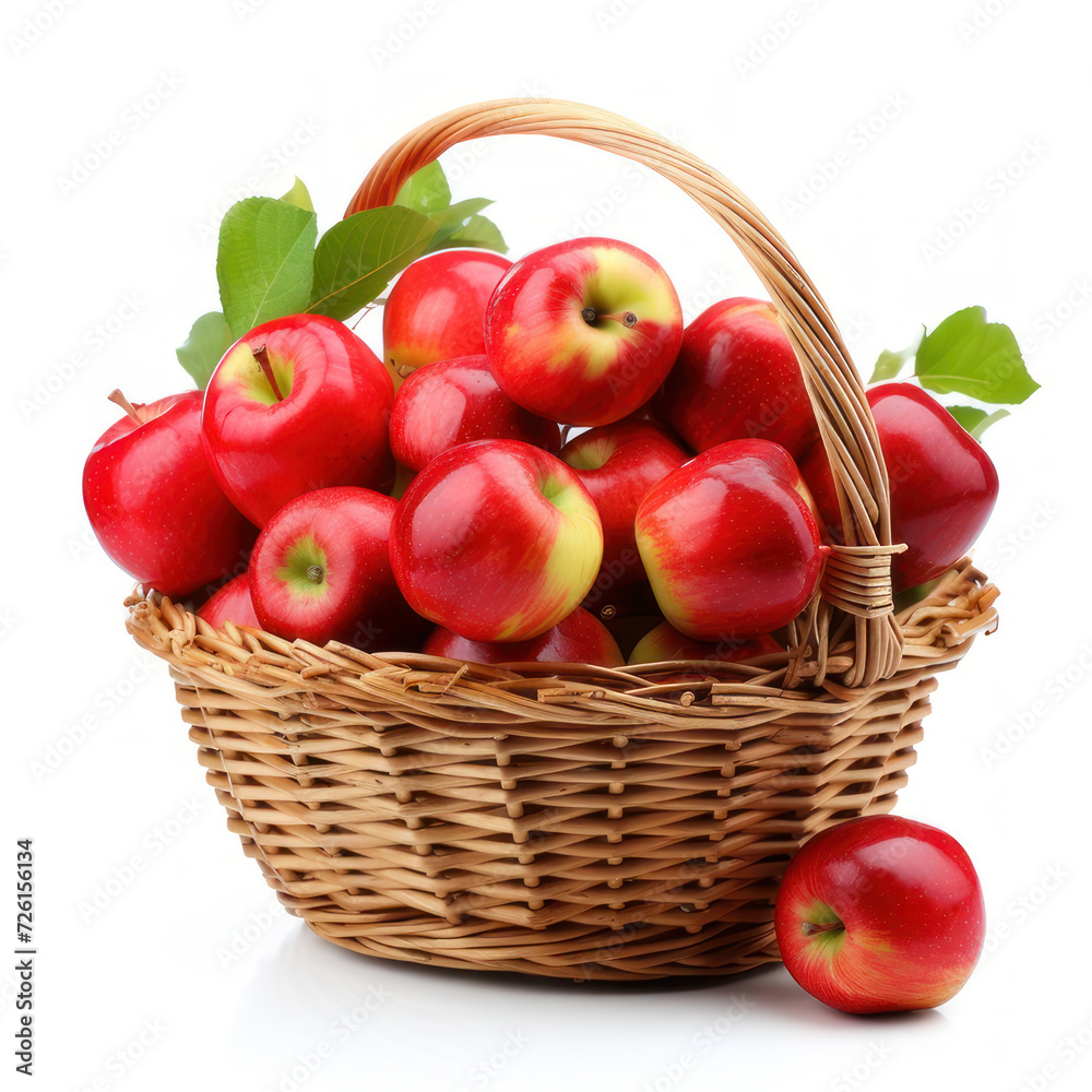 apple in basket apple in basket