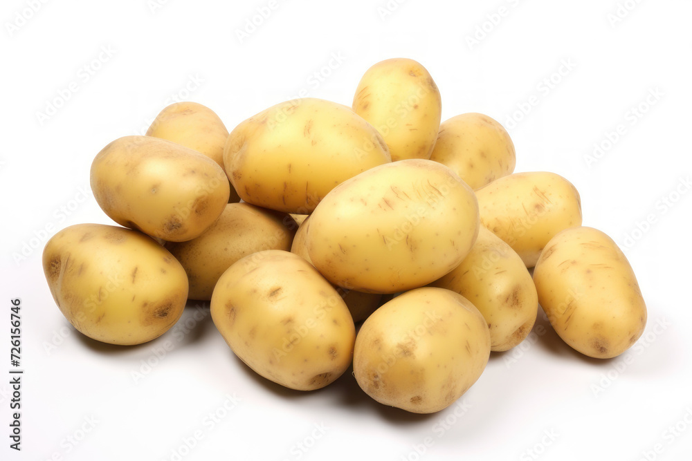 Potato isolated on white background Potato isolated on white background