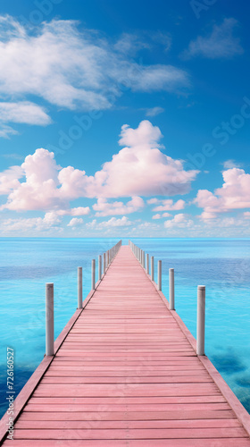 Ocean Views, Blue sky, Symmetry, Wanderlust, Pier, Solo traveler © Дмитрий Симаков