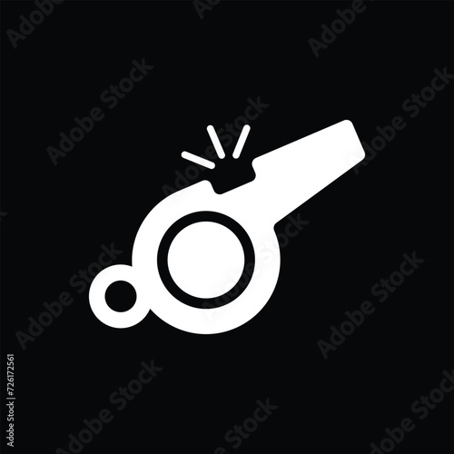 whistle with sound effect icon 
