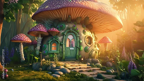 Amazing fairy house. Created with generative AI	
