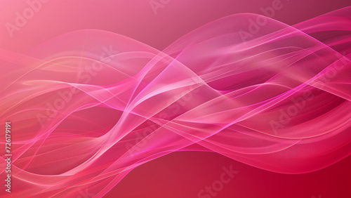 Abstract Waves in Red and Pink