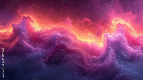 Abstract fractal background. Design element for brochure, advertisements, presentation, web and other graphic designer works. Digital collage. - Generative AI