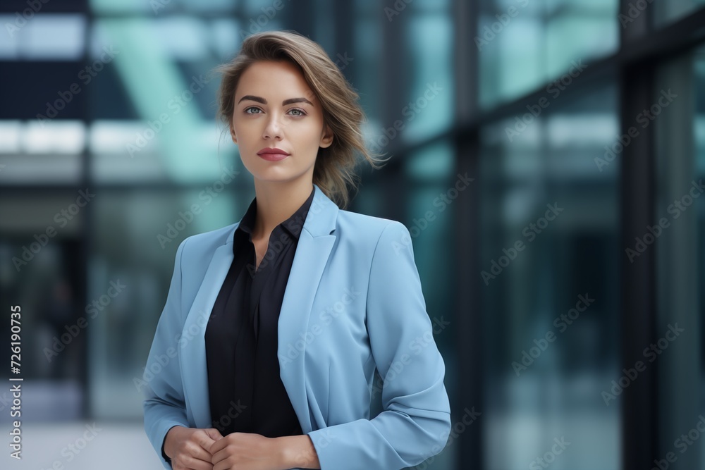 Illustration of a fashion portrait, Business woman, AI Generated Illustration of a fashion portrait, Business woman, AI Generated