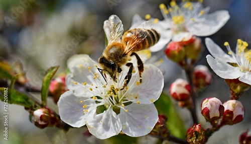 bee on a flower © melih 