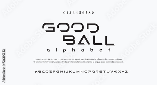 Minimal classic urban fonts for logo, brand etc. Typography typeface uppercase lowercase and number. vector illustration