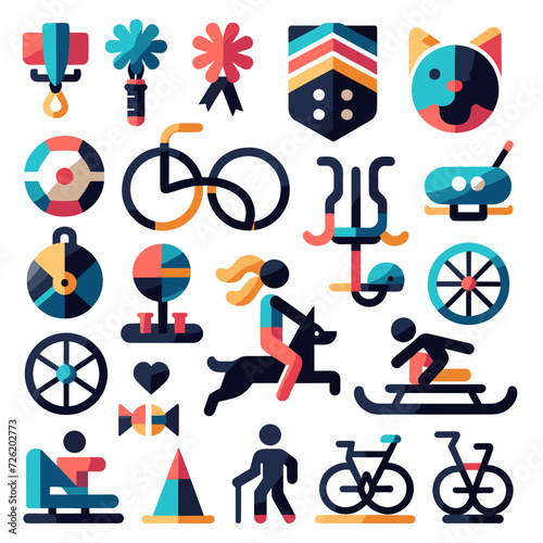 Sports concept icon image. Vector illustration.