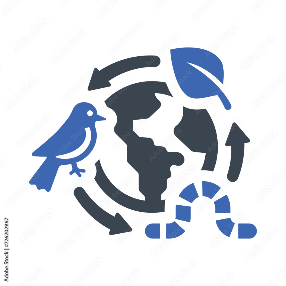 Fototapeta premium Biodiversity Icon