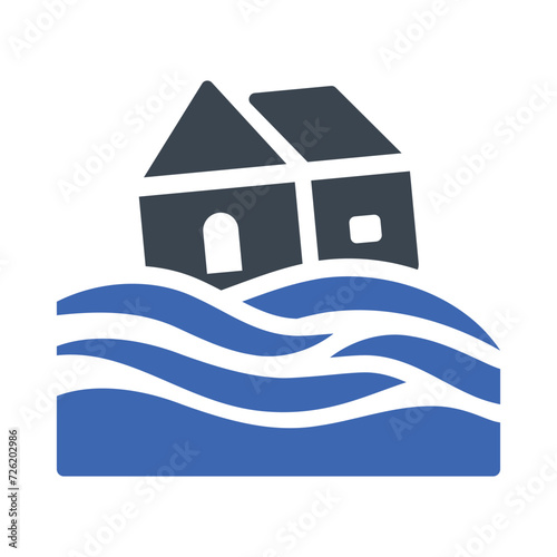 Flood disaster Icon