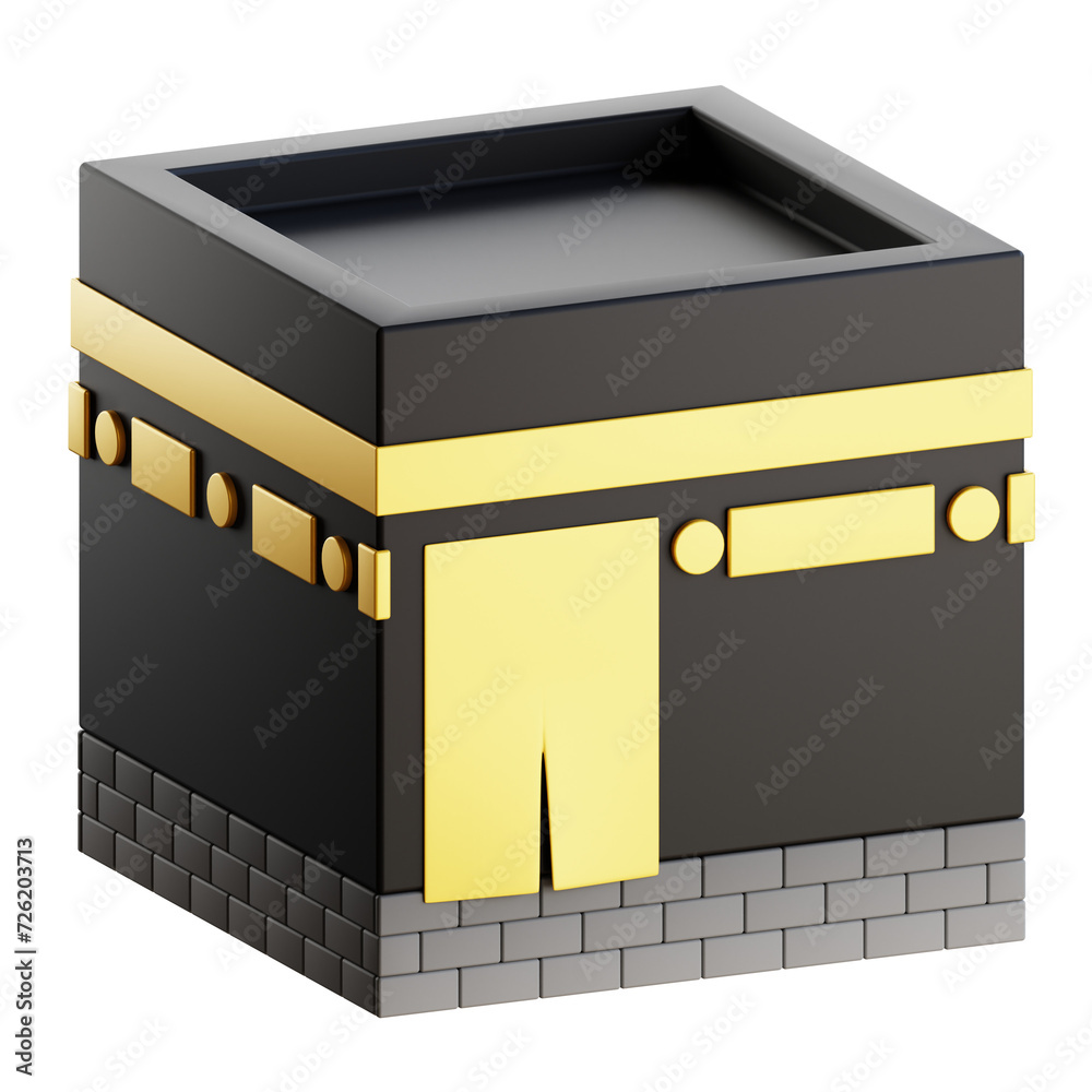 Kaaba Mecca 3d illustration