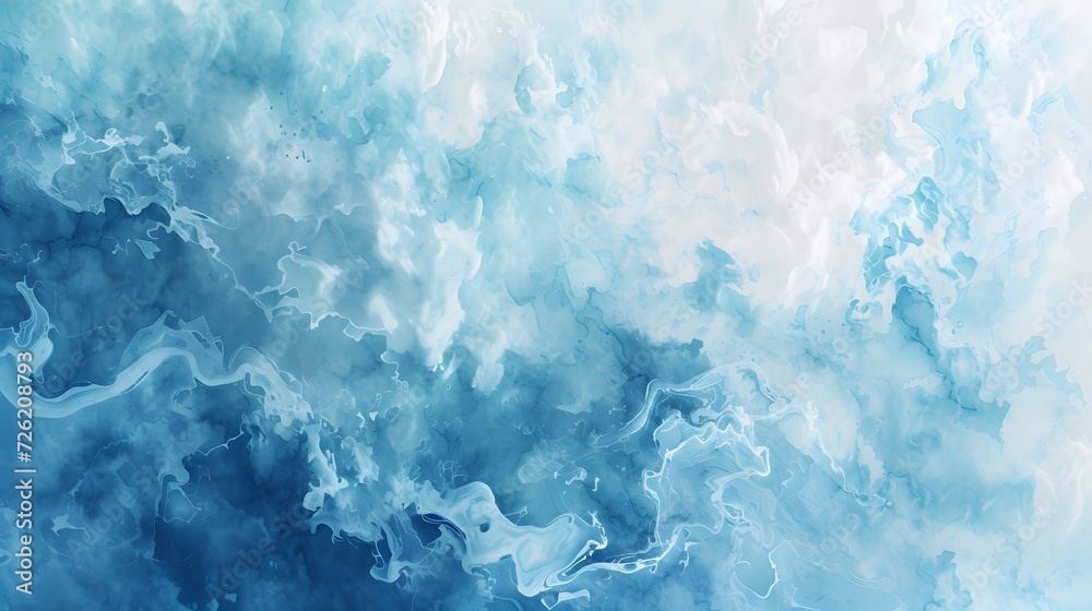 Obraz premium abstract watercolor background flowing water seamless pattern