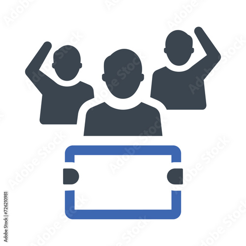 People protest Icon