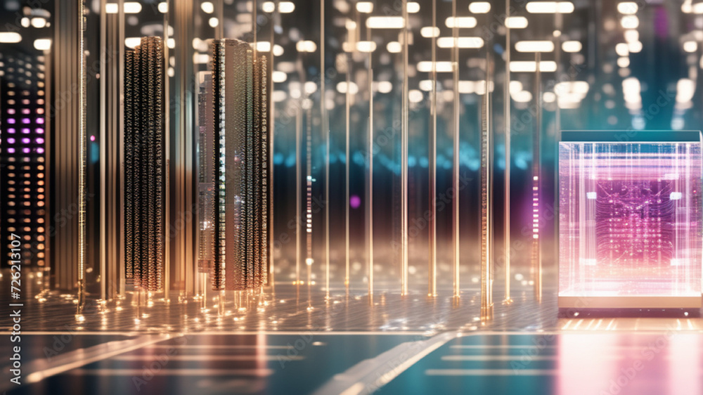 abstract background with lights