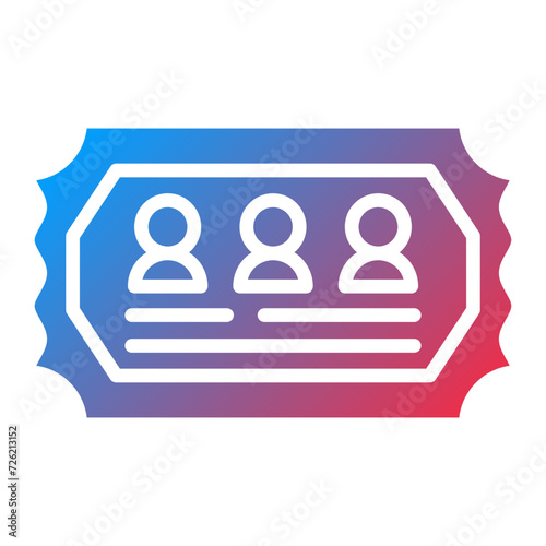 Group Ticket Icon Style