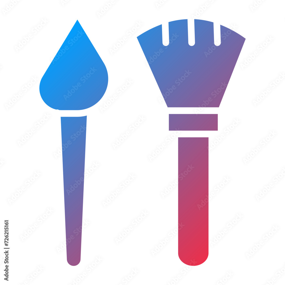 Brushes Icon Style Brushes Icon Style