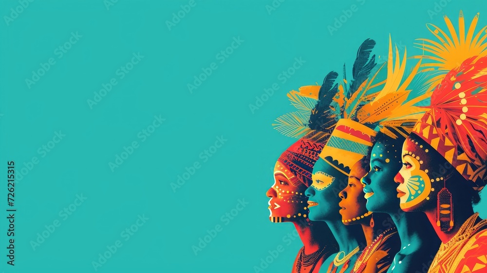 Greeting Card and Banner Design of Anthropology Day Background