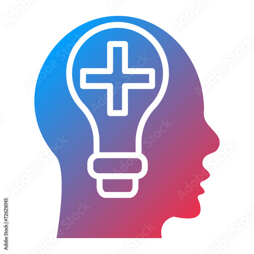 Positive Thinking Icon Style