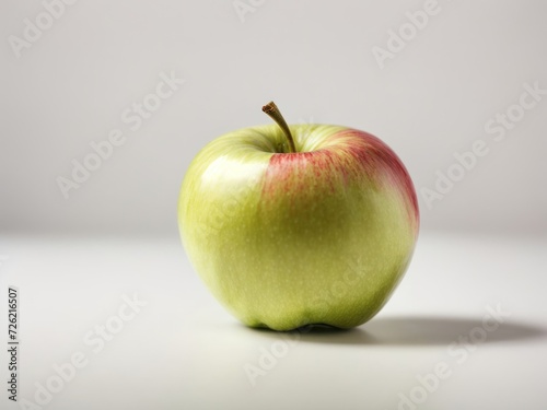 apple in plain white background. Generative AI