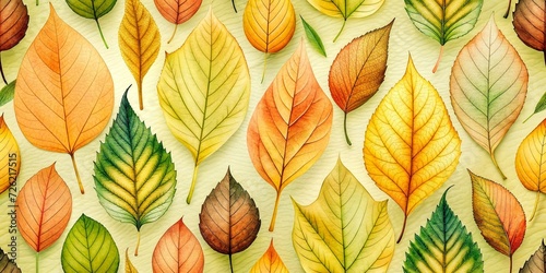 seamless pattern with leaves  © Naeem