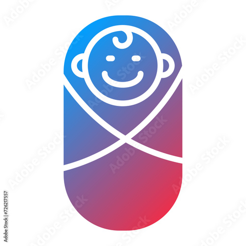 Newborn Baby Icon Style