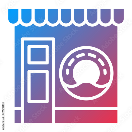 Donut Shop Icon Style