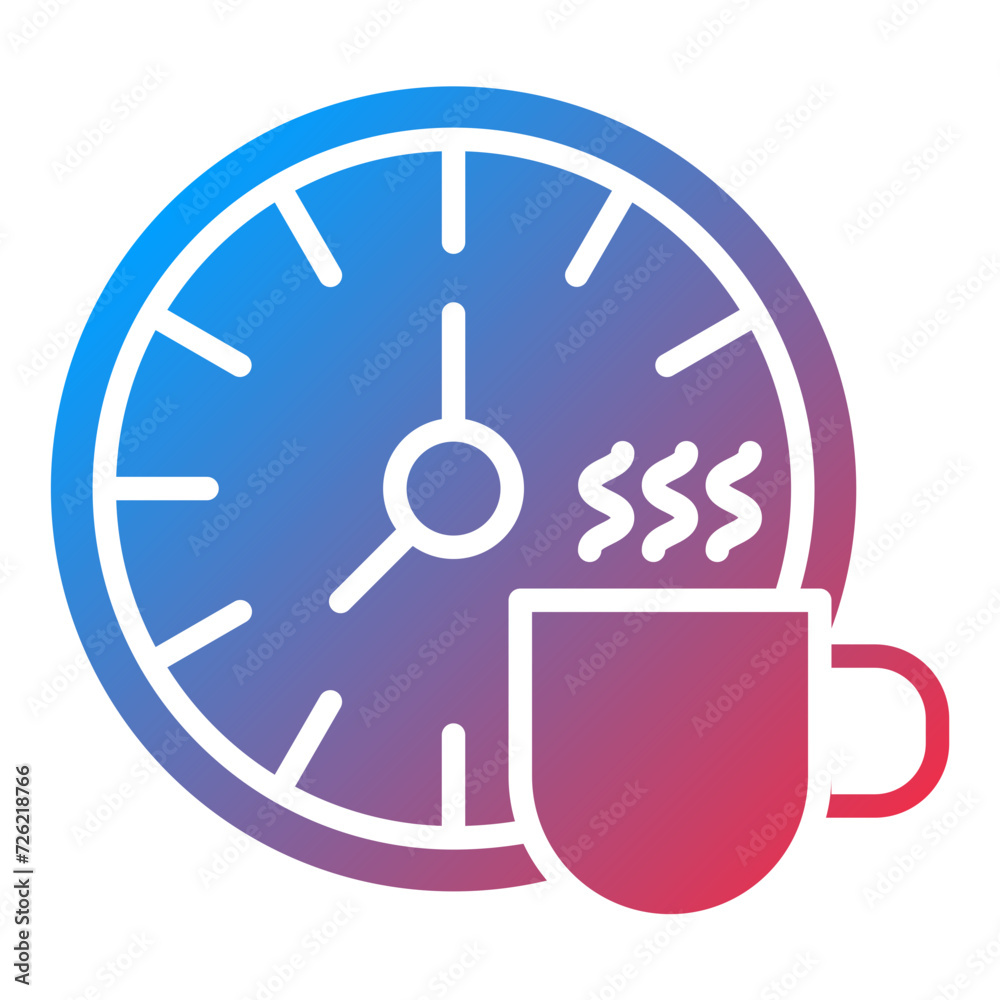 Coffee Break Icon Style Coffee Break Icon Style