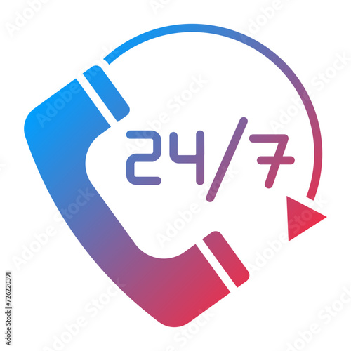 24H Support Icon Style