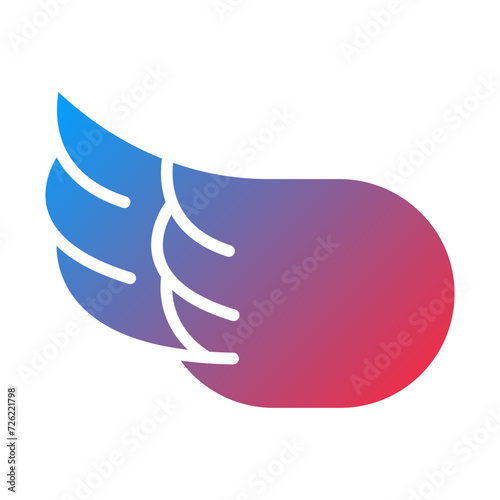 Left Wing Icon Style