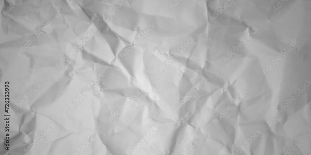 Fototapeta premium The background is white. Texture of paper with kinks and dents, old and dilapidated.