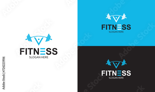Gym fitness logo design, Gym logo design.