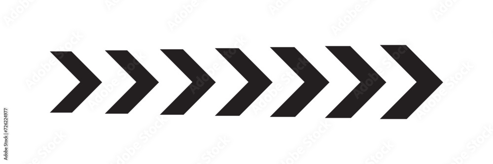 Arrow icons group. Set of black arrows symbols with blend effect. Chevron symbols. Vector isolated on white background. Arrow icons group. Set of black arrows symbols with blend effect. Chevron symbols. Vector isolated on white background.