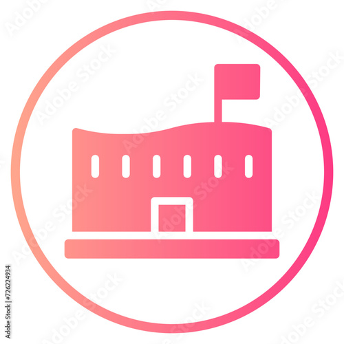 stadium gradient icon
