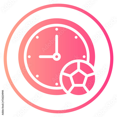 time gradient icon