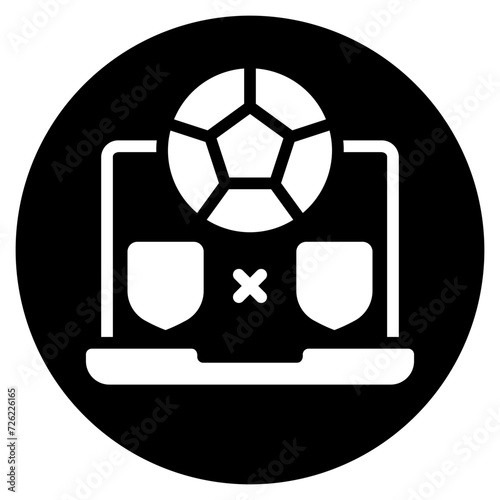 laptop glyph icon