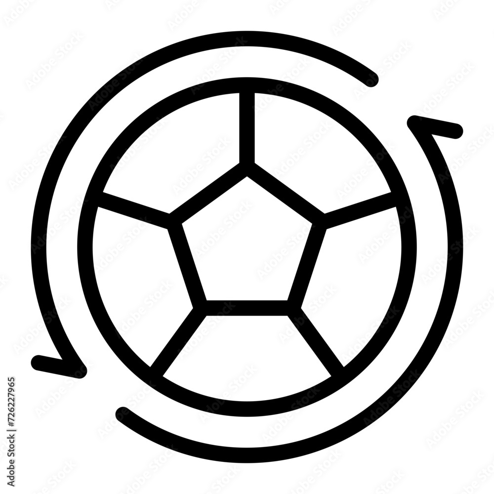 Obraz premium exchange line icon