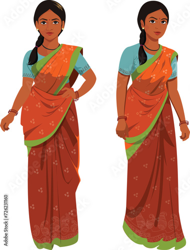 woman in saree