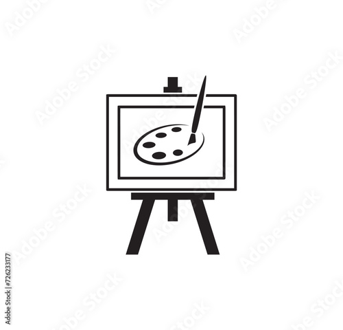 art icon on white background