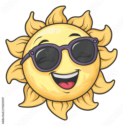 sun in glasses without background1.svg, sun in glasses without background