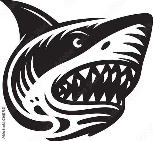 Shark  Angry Aggressive Face