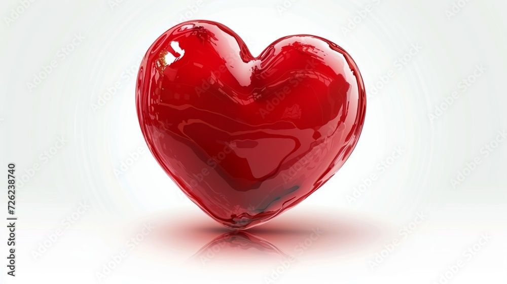 Heart, love, romance, or Valentine's Day red vector icon designed for applications and websites Heart, love, romance, or Valentine's Day red vector icon designed for applications and websites