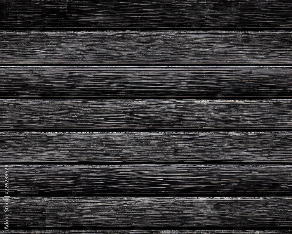 Fototapeta premium Textured wood plank dark background