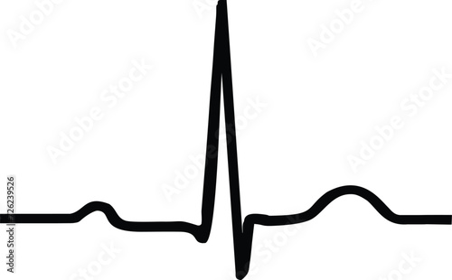 heart rate pulse, icon medicine logo, vector heartbeat heart rate icon, audio sound radio wave amplitude spikes