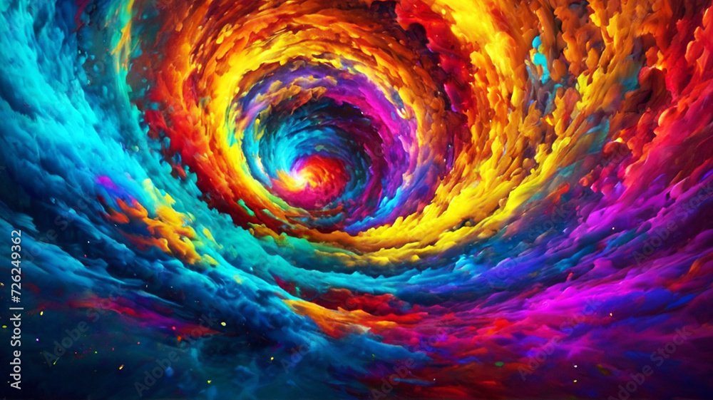 Fractal art colorful with motion blur effect abstract background for creative design Fractal art colorful with motion blur effect abstract background for creative design